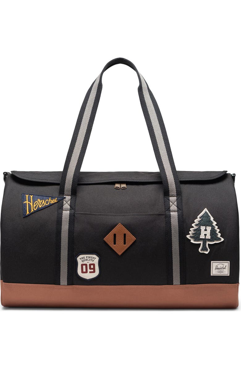 Herschel Supply Co. Heritage Duffle Bag, Main, color, Patches Black