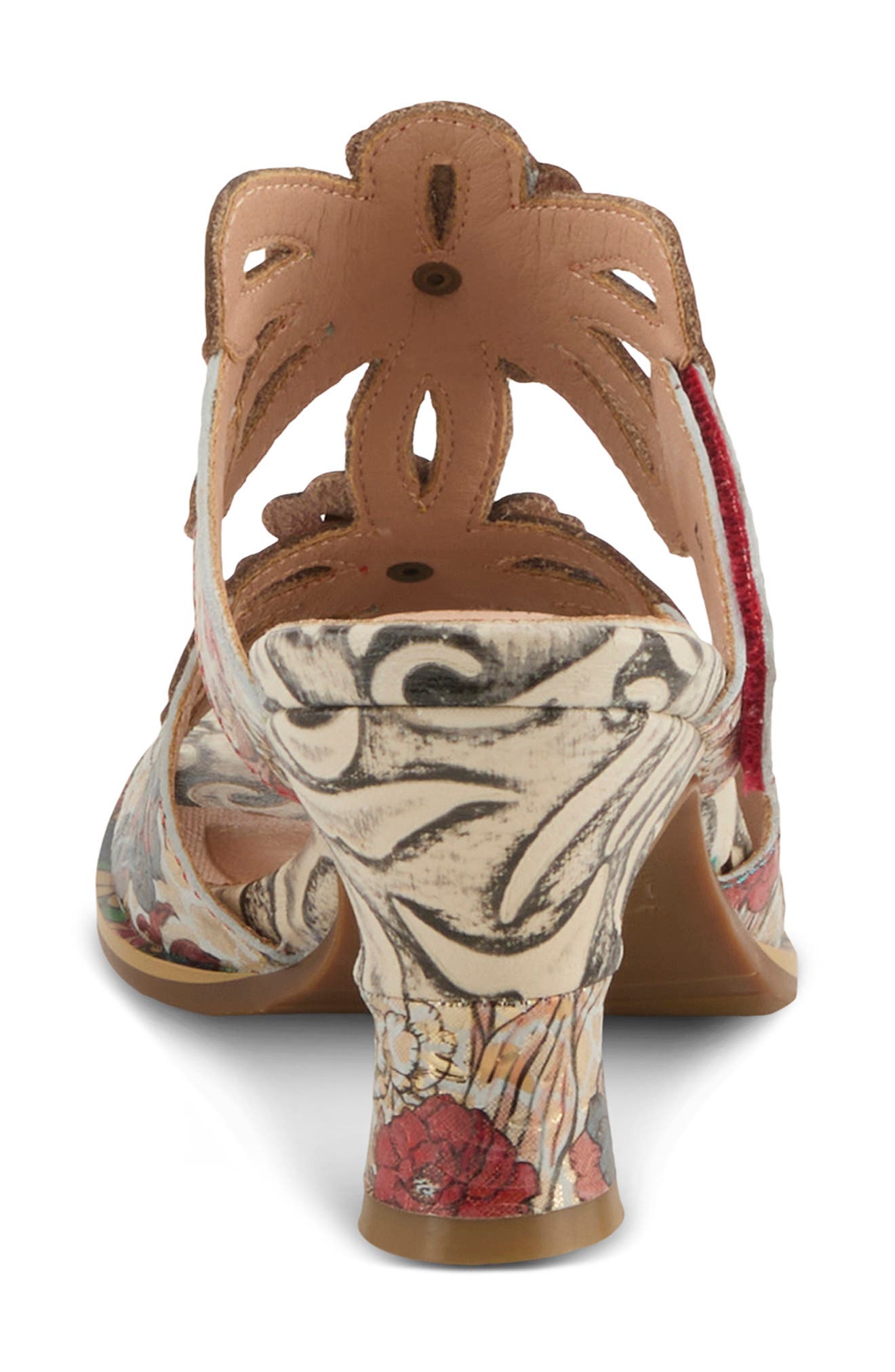 Alania Sandal, Alternate, color, ORANGE MULTI