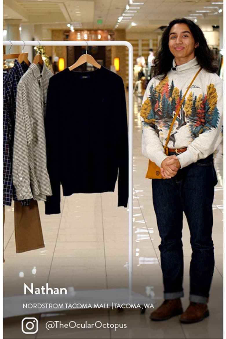 Cashmere Crewneck Sweater video