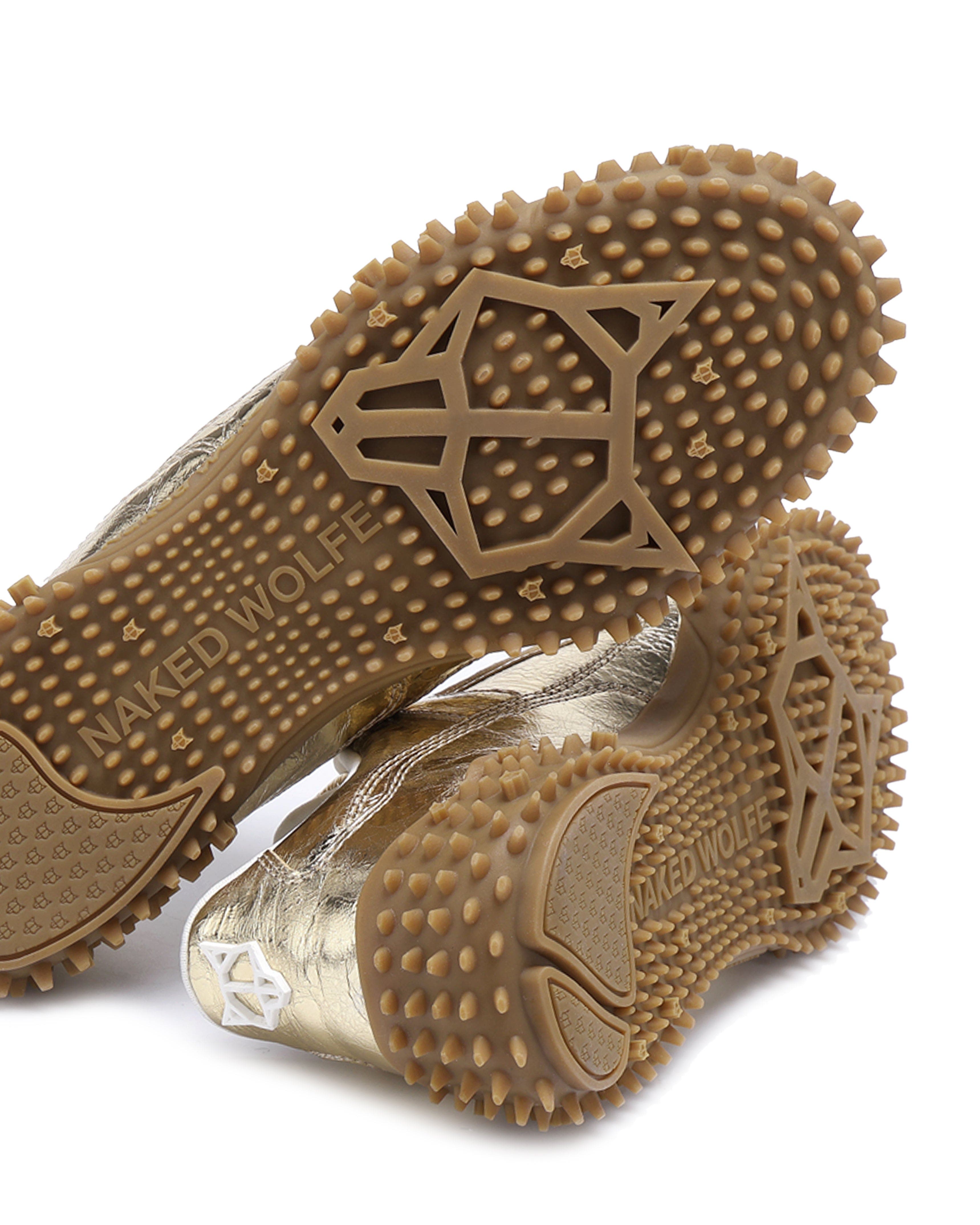 Naked Wolfe Island Pony Hair Sneaker, Alternate, color, Gold