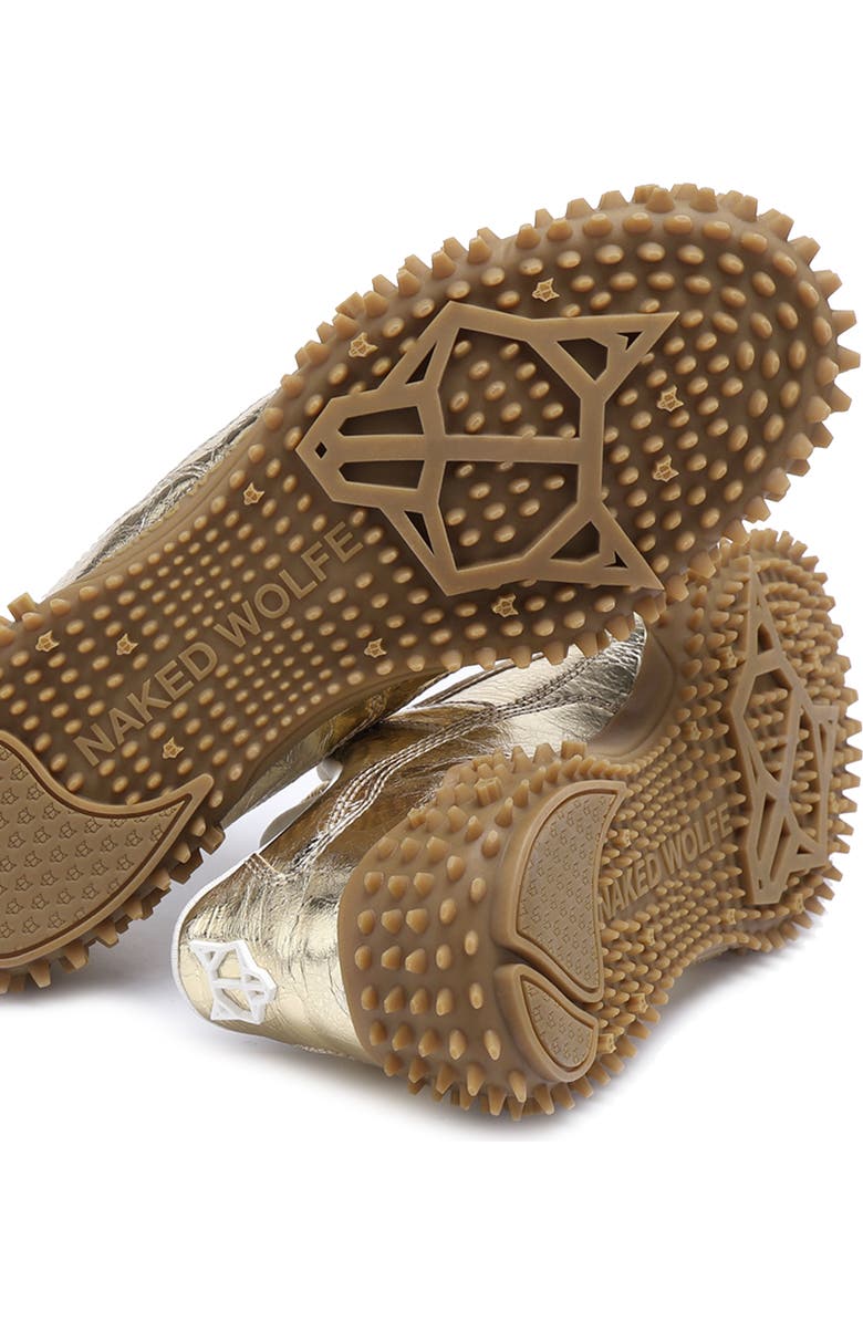 Naked Wolfe Island Pony Hair Sneaker, Alternate, color, Gold