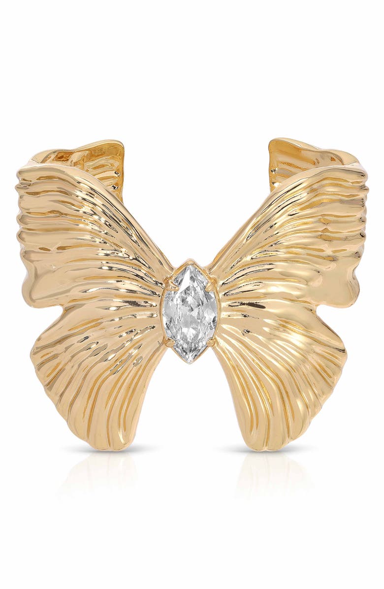 Ettika Fluttering Glow Cuff Bracelet, Main, color, 