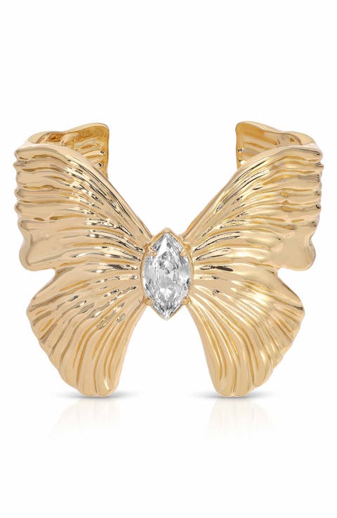 Fluttering Glow Cuff Bracelet