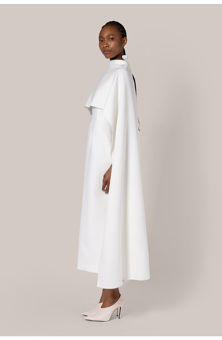 Roksanda Elina Crepe Bridal Dress, Alternate, color, Ivory