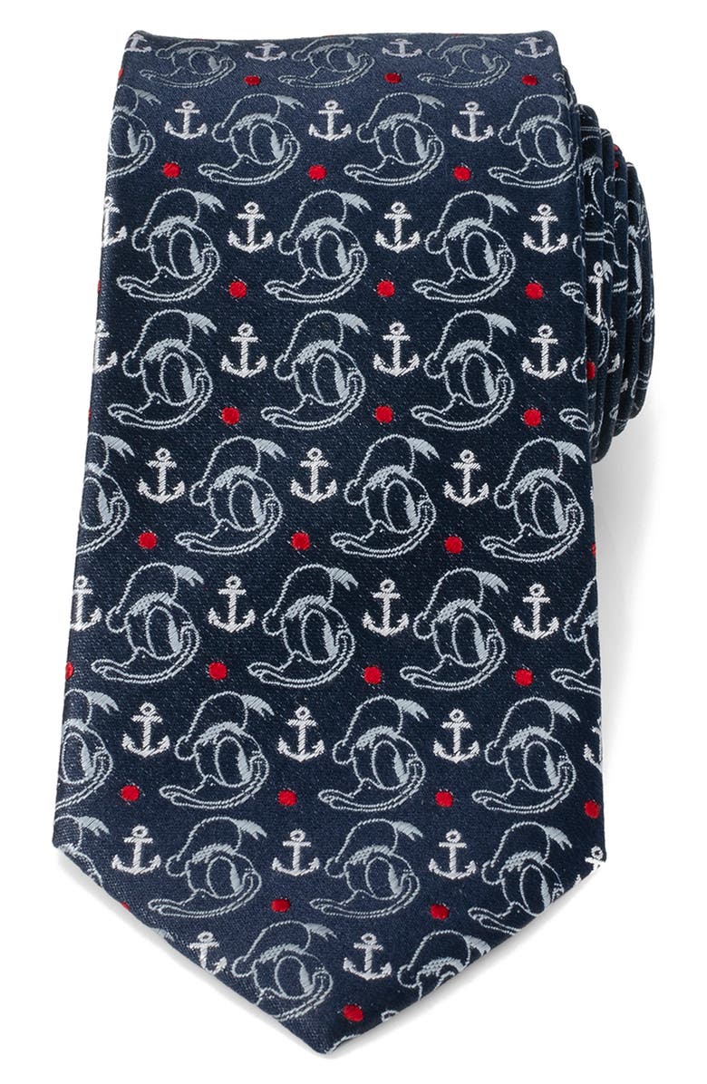 Cufflinks, Inc. Donald Duck Anchor Silk Tie, Main, color, 