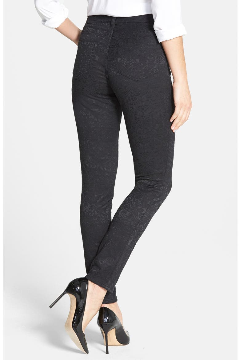 Skinny Jeans, Alternate, color, RICH BLACK