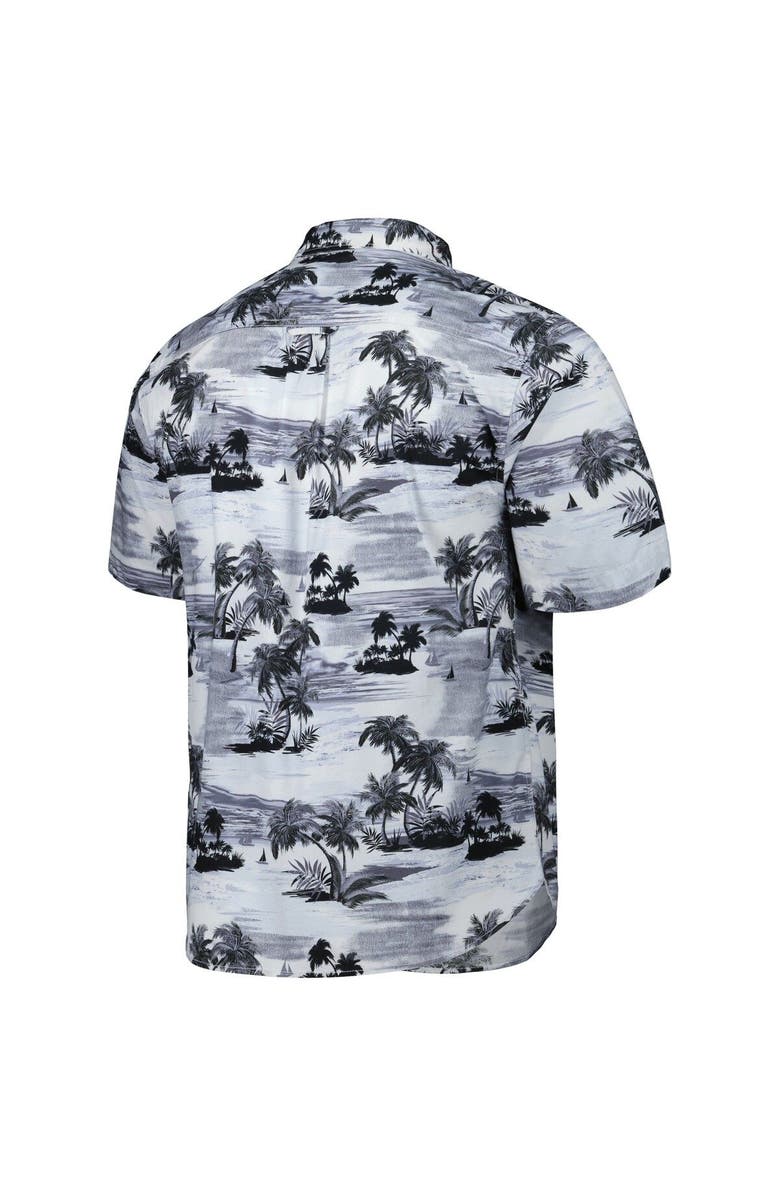 Tommy Bahama Men's Tommy Bahama Black Wake Forest Demon Deacons Tropical Horizons Button-Up Shirt, Alternate, color, Black