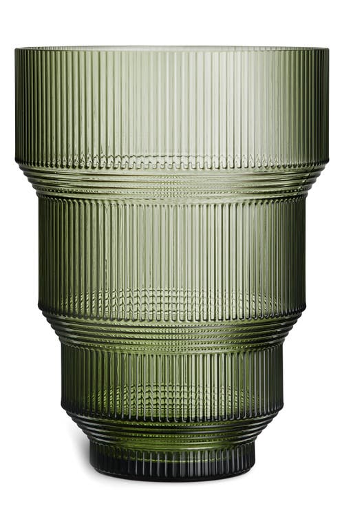 Kosta Boda Pavilion Vase, Green, Large In Green