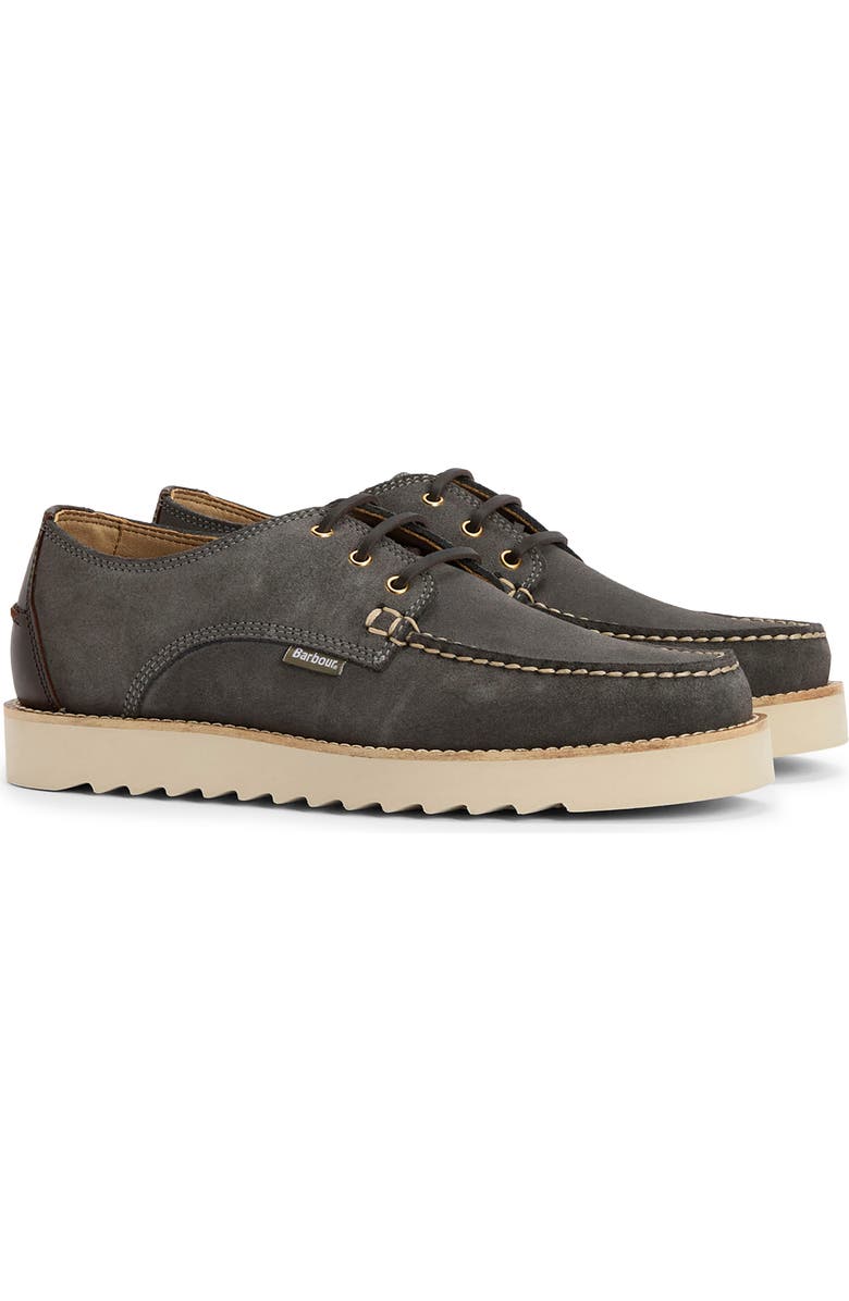 Barbour Aydon Derby, Main, color, Slate Grey Suede