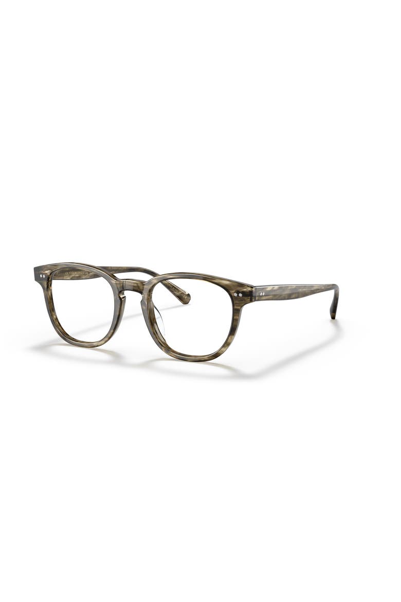 48mm Rectangle optical glasses, Main, color, Green