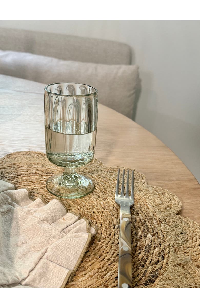 Villa Lua Home Handblown Camille Wine Glass - Set of 2, Alternate, color, Clear