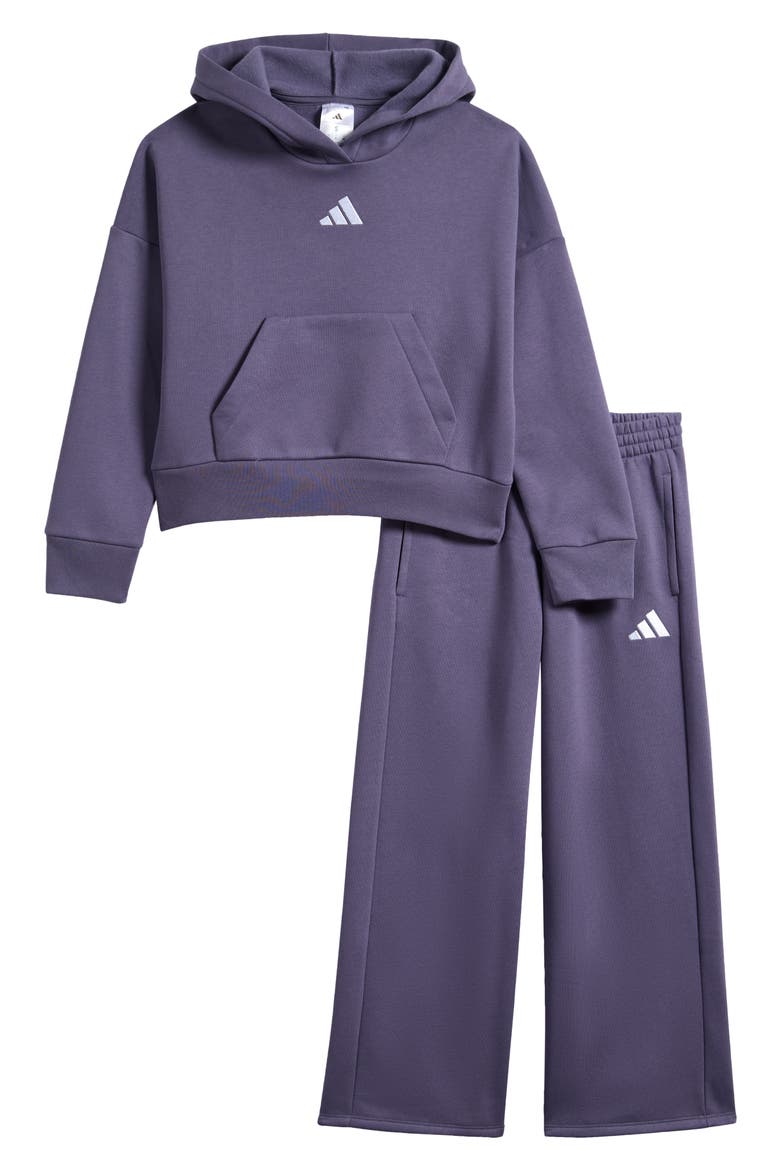 Kids' Fleece Hoodie & Sweatpants Set, Main, color, PRELOVED VIOLET