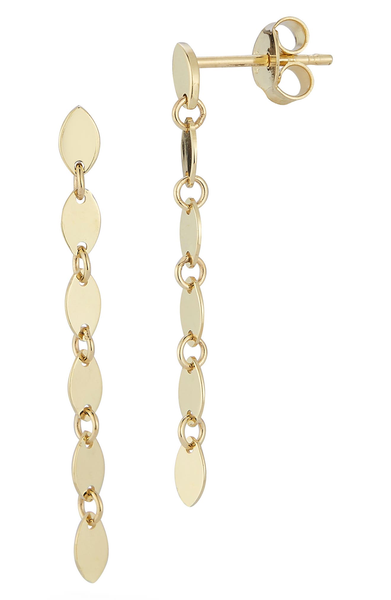 Ember Fine Jewelry 14K Marquise Link Drop Earrings