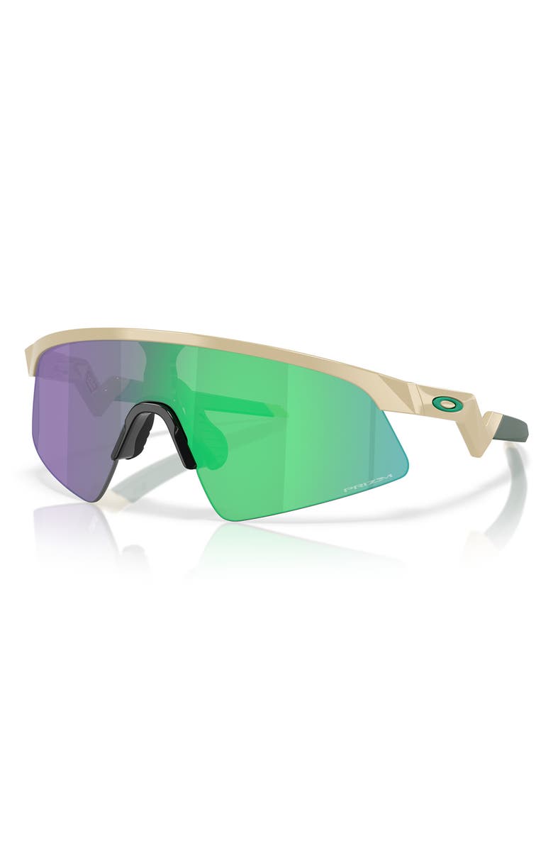 Oakley Prizm<sup>™</sup> Everyday 28mm Rectangular Sunglasses, Alternate, color, Desert Tan / Prizm Jade