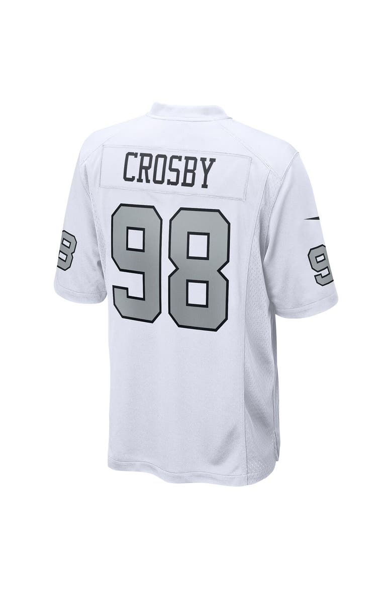 Men's Nike Maxx Crosby White Las Vegas Raiders Alternate Game Jersey, Alternate, color, White