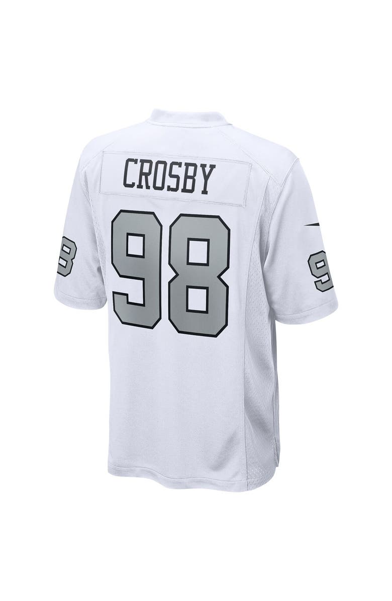 Nike Men's Nike Maxx Crosby White Las Vegas Raiders Alternate Game Jersey, Alternate, color, White