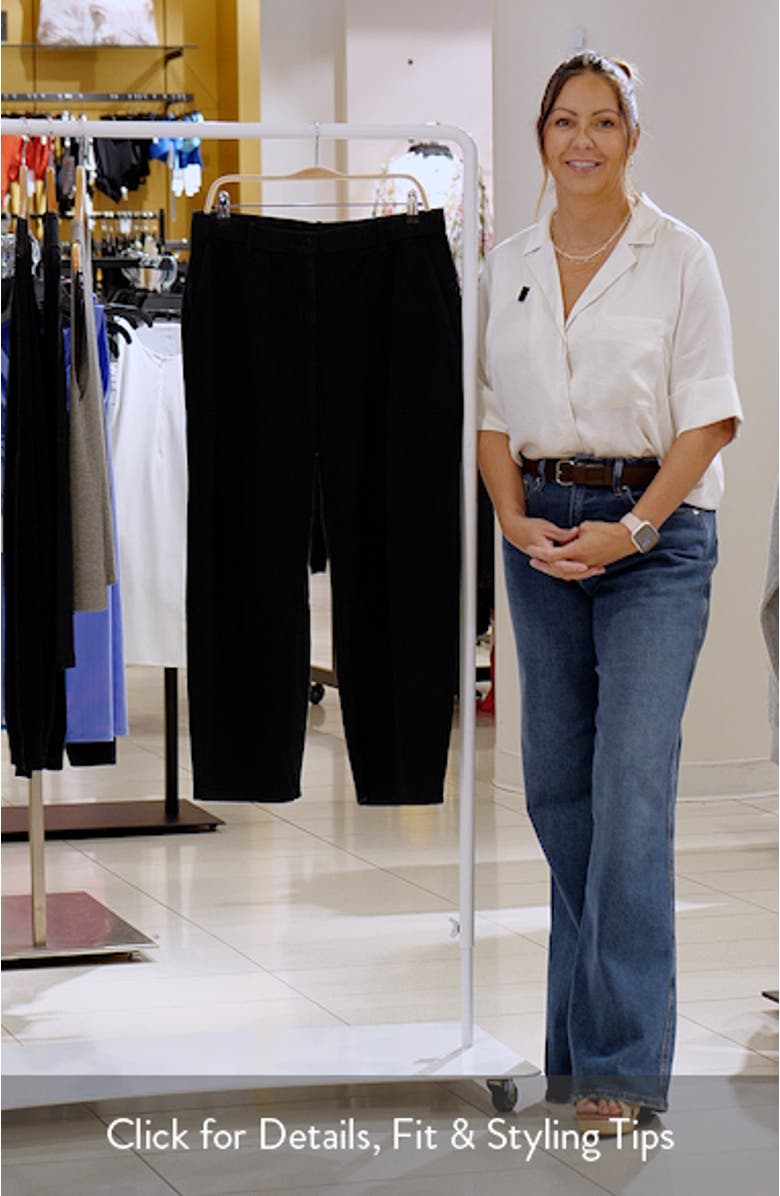 Organic Cotton Ankle Barrel Leg Pants, sales video thumbnail