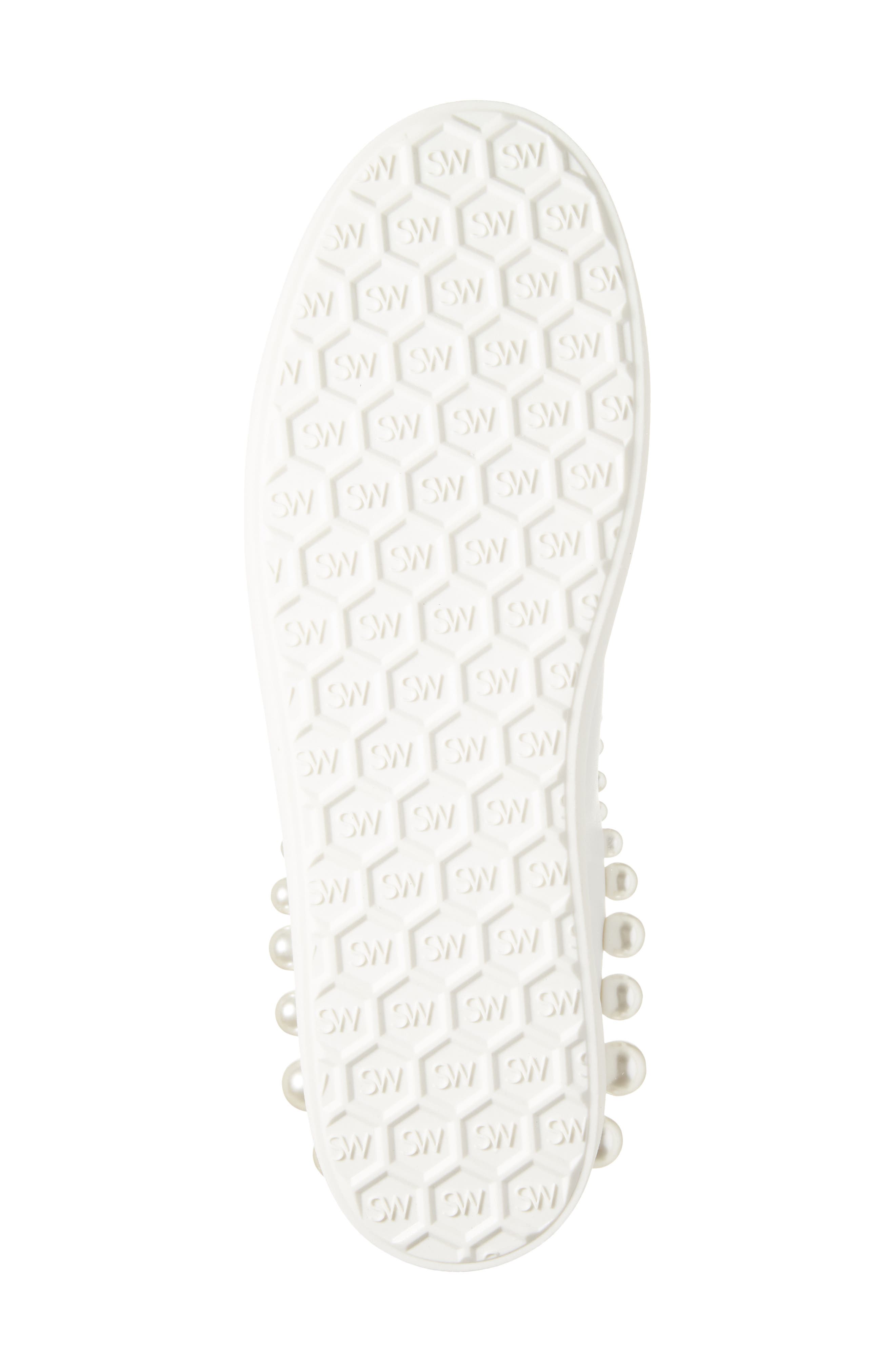 Stuart Weitzman Goldie Sneaker, Alternate, color, White