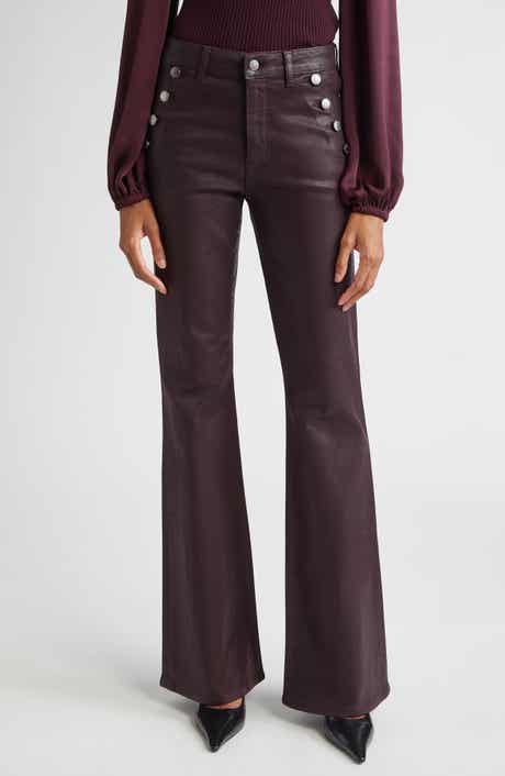 Ramy Brook Helena High Waist Coated Bootcut Jeans