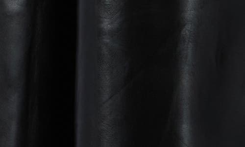 Blanknyc Faux Leather Trench Coat In Black