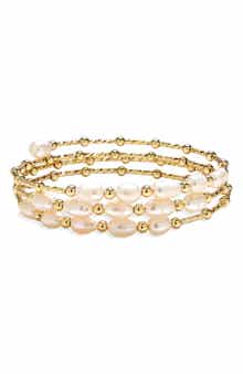 Florence Freshwater Pearl Wrap Bracelet