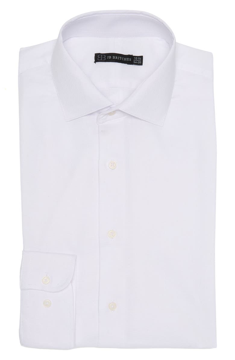 JB Britches Oxford Dress Shirt, Main, color, Powder