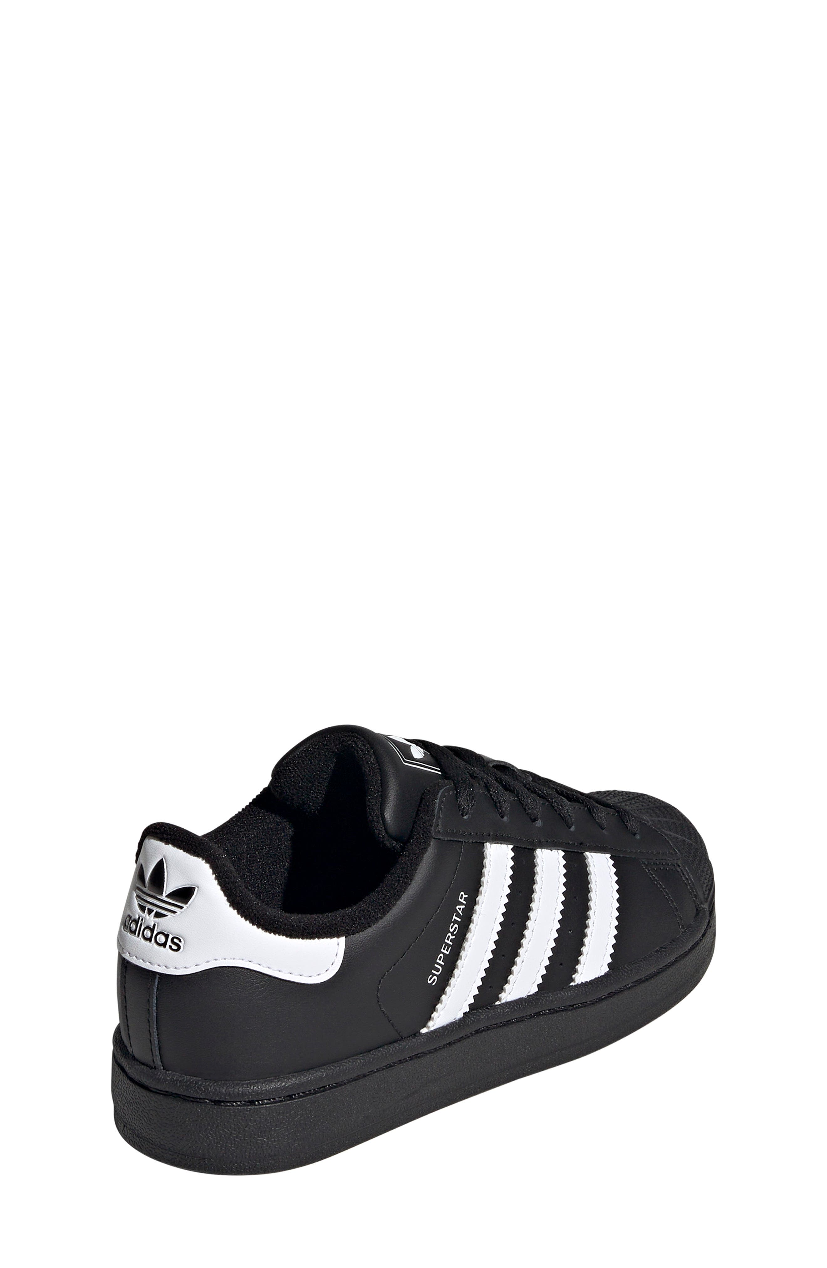 Kids' Superstar II Sneaker, Alternate, color, BLACK/ WHITE/ BLACK
