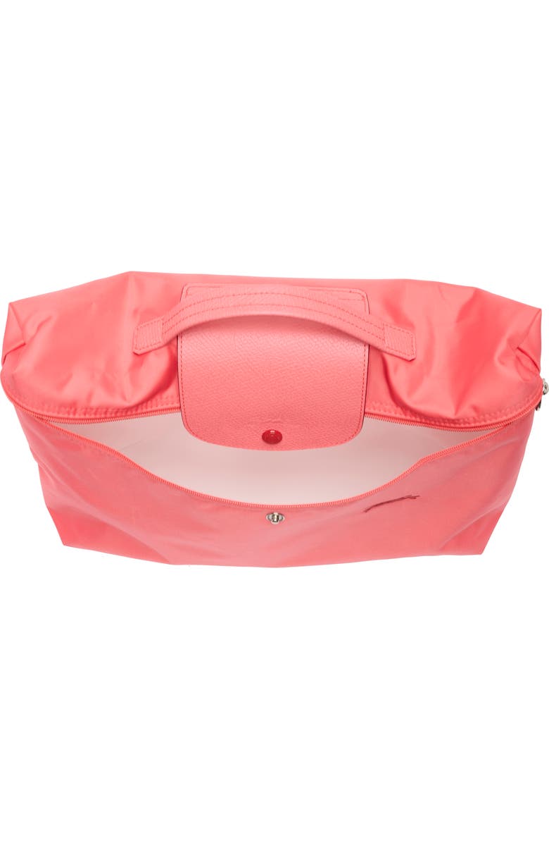 Longchamp Le Pilage Top Handle Document Holder Bag, Alternate, color, Pomegranate