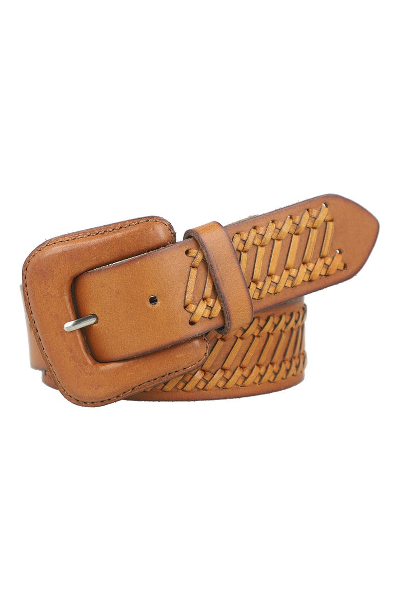 Leather Belt, Alternate, color, TAN