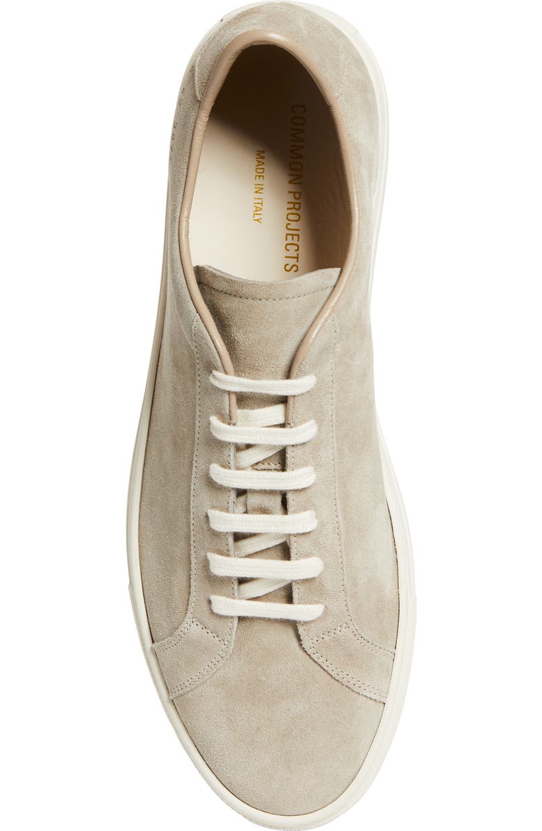 Common Projects Achilles Slim Premium Sneaker, Alternate, color, Warm Grey