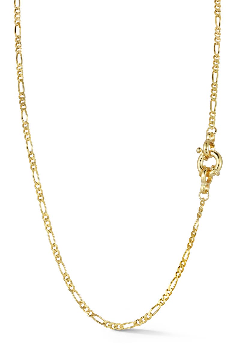 Figaro Chain Necklace, Main, color, GOLD - 16 INCH