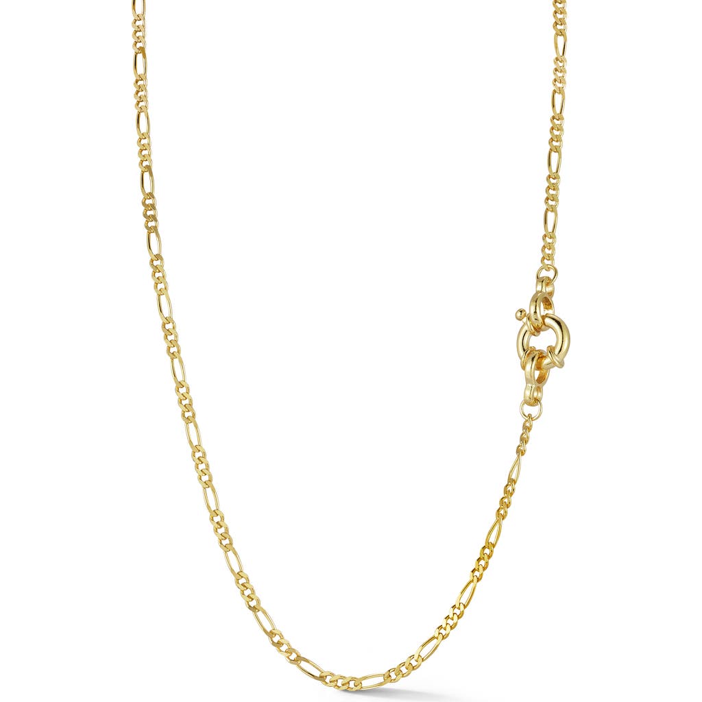 Glaze Jewelry Figaro Chain Necklace In Gold - 20 Inch
