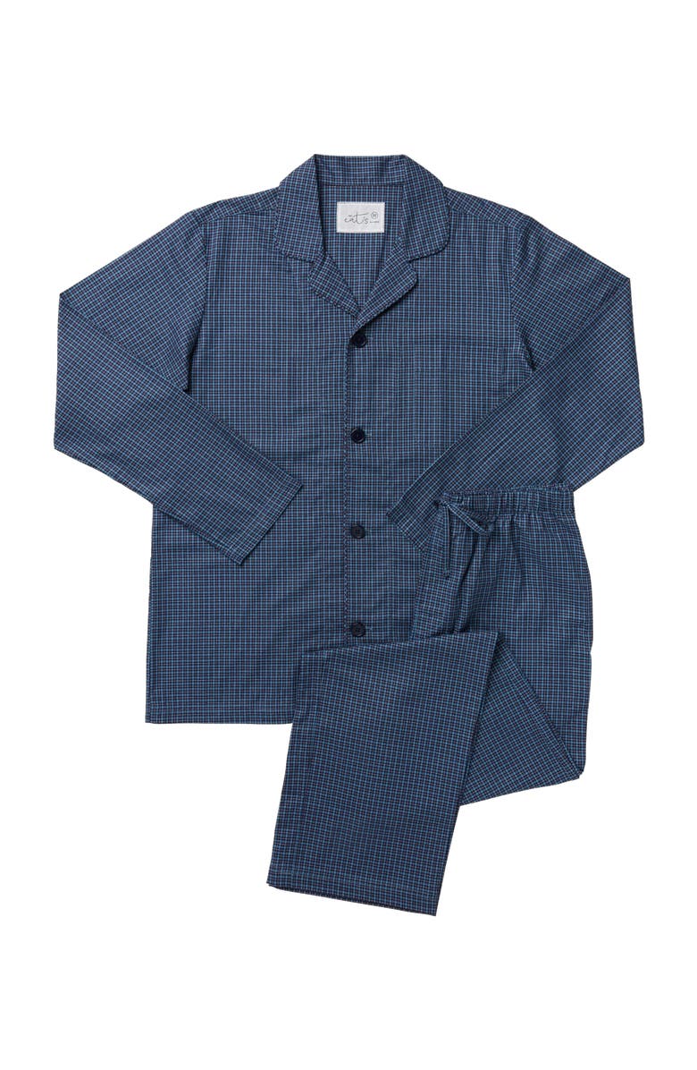 The Cat's Pajamas Men's Flannel Pajama Set, Alternate, color, Lisbon