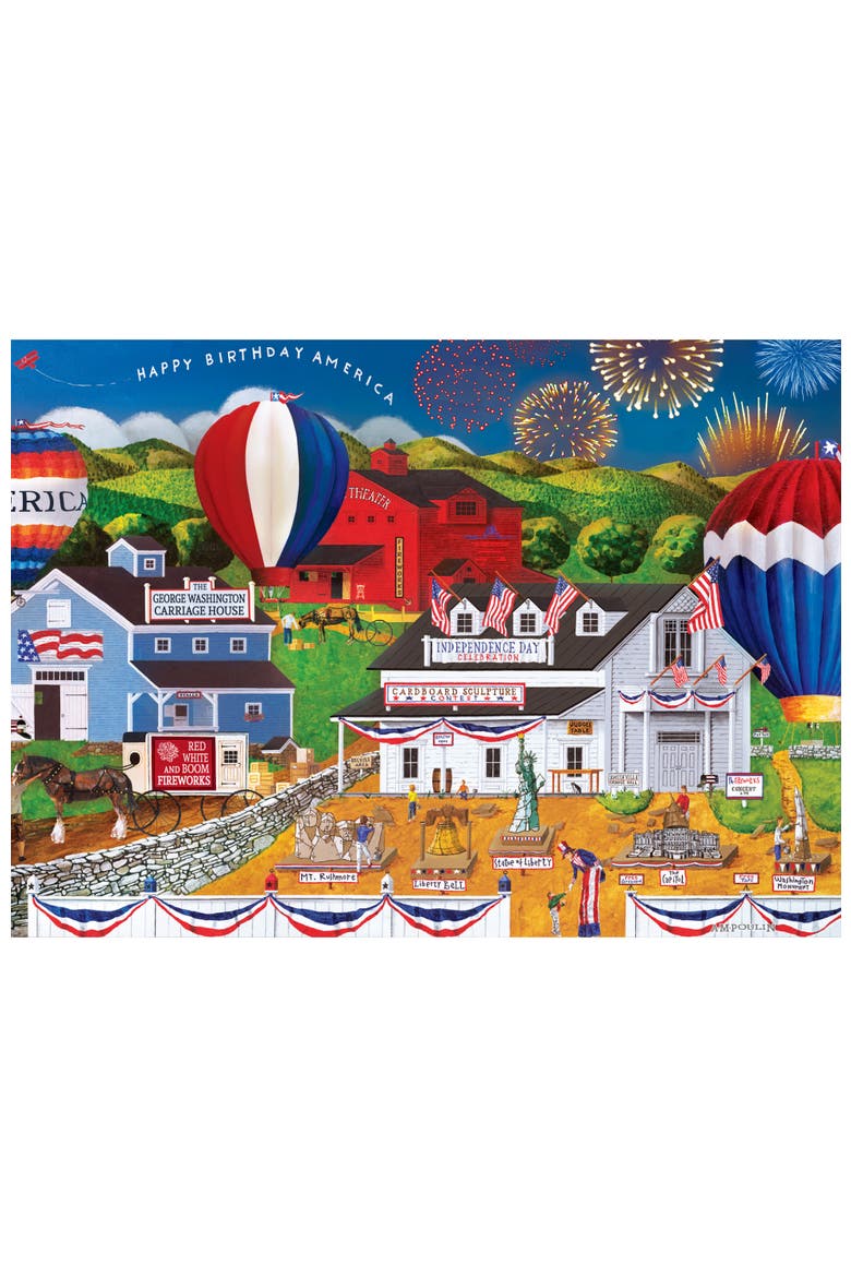 Stars & Stripes 1000 Piece Jigsaw Puzzle, Alternate, color, Multicolor