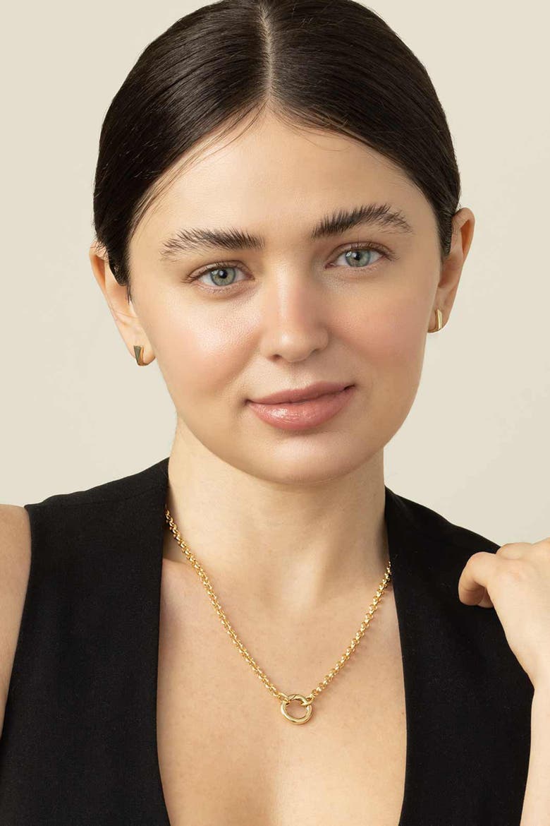 14K Yellow Gold Connect Me Round Clasp, Alternate, color, Yellow Gold