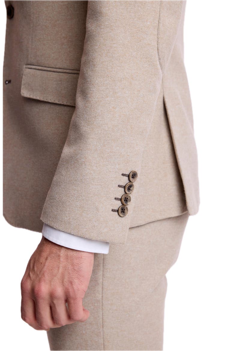 Dover Slim Fit Notch Lapel Suit Jacket, Alternate, color, LATTE