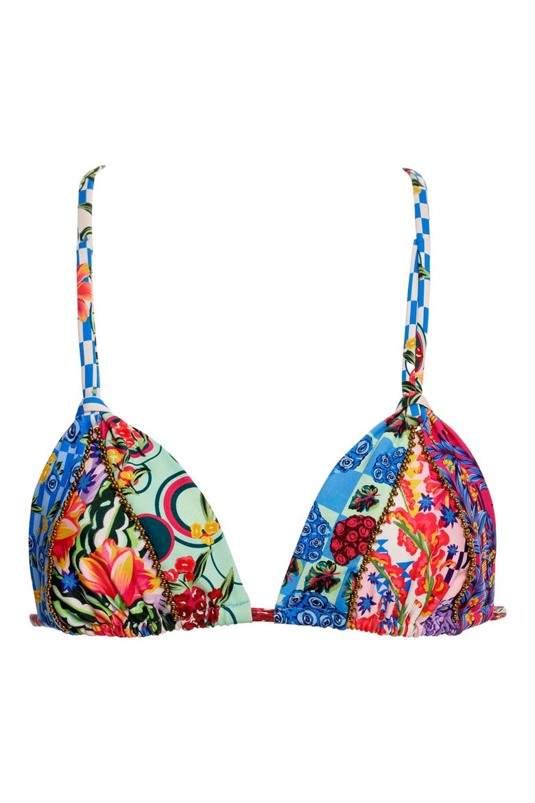 Caliope Citrus Bikini Top, Alternate, color, RED MULTICOLOR