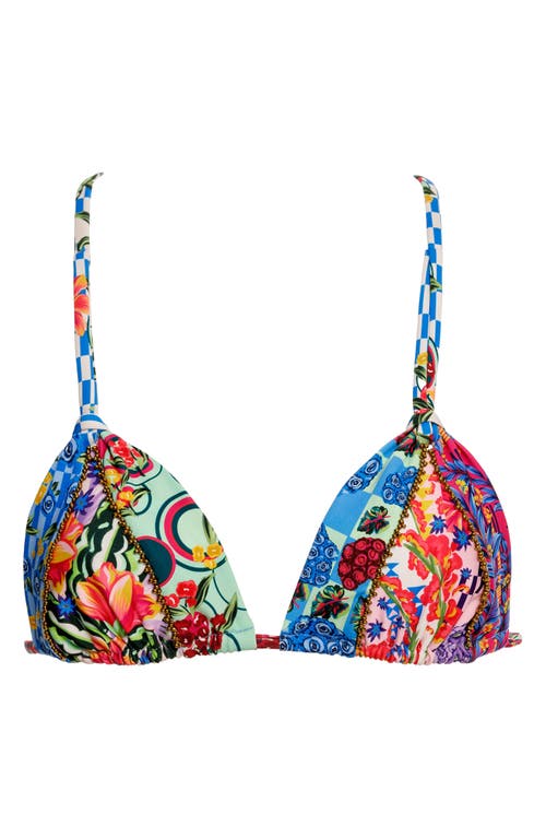 AGUA BENDITA AGUA BENDITA CALIOPE CITRUS BIKINI TOP 
