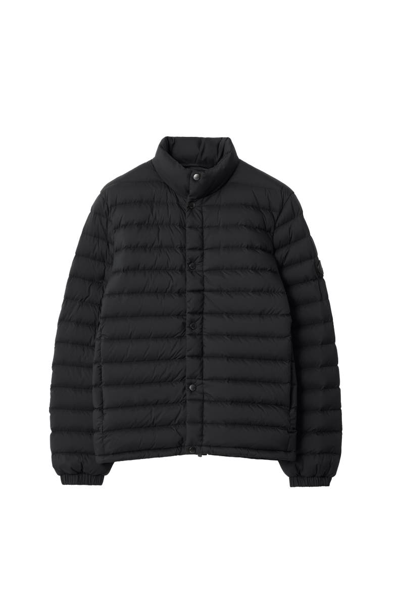 Burberry Nylon Puffer Jacket, Alternate, color, Black