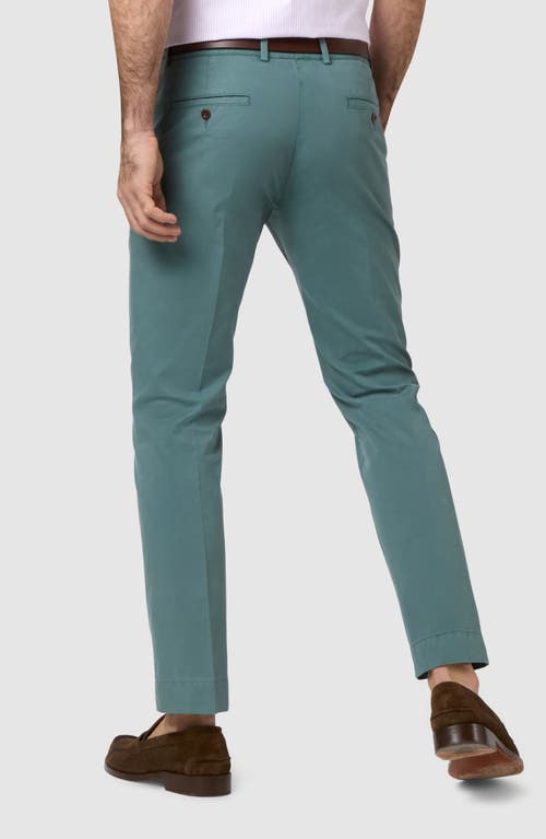 Sid Mashburn Garment Dye Slim Straight Leg Field Pants In Juniper Ap Twill