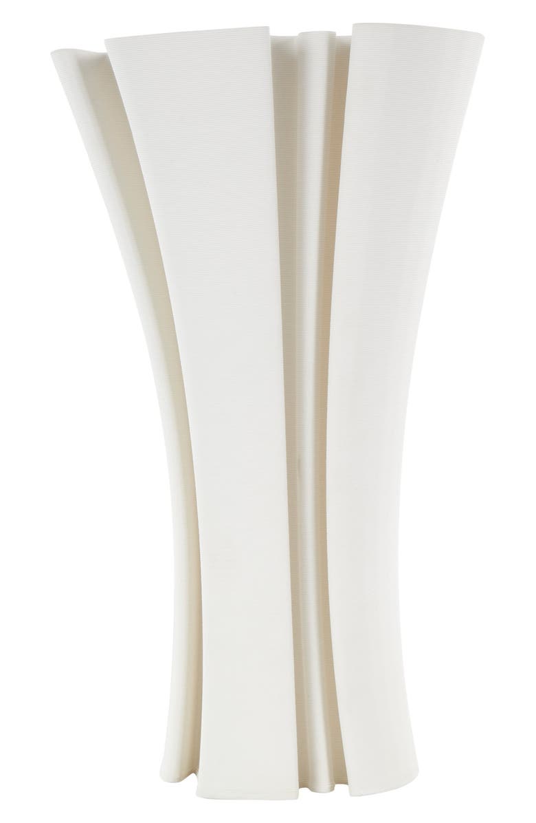 VIVIAN LUNE HOME Ceramic Vase, Alternate, color, White