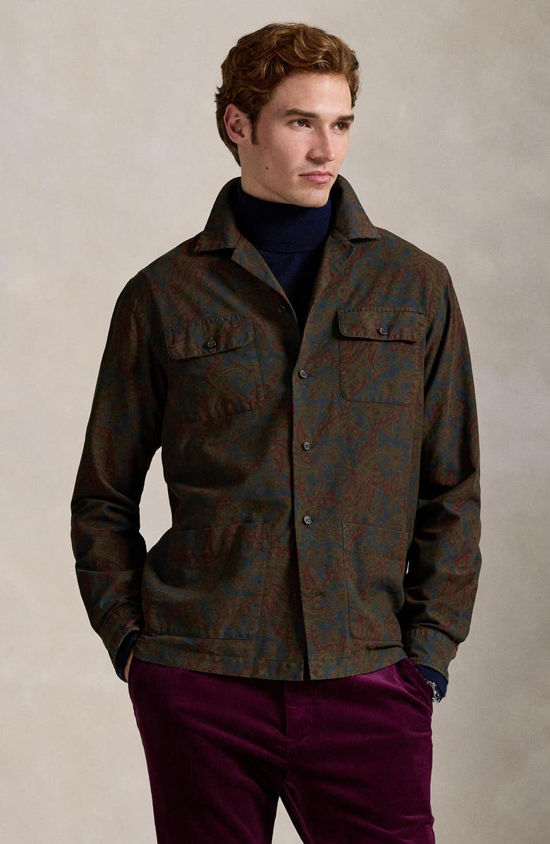 Polo Ralph Lauren Paisley Print Cotton Oxford Button-Up Shirt, Alternate, color, Chesterton Paisley