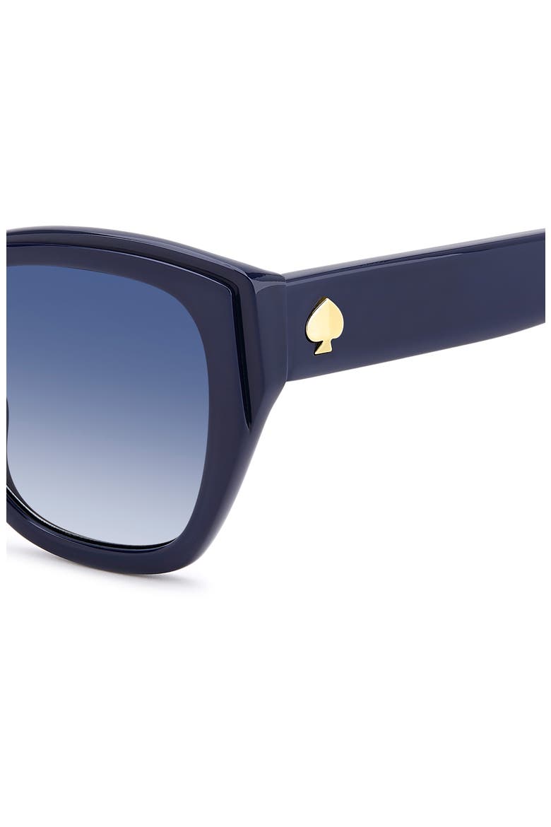 yolanda 51mm gradient cat eye sunglasses, Alternate, color, BLUE/ DARK BLUE