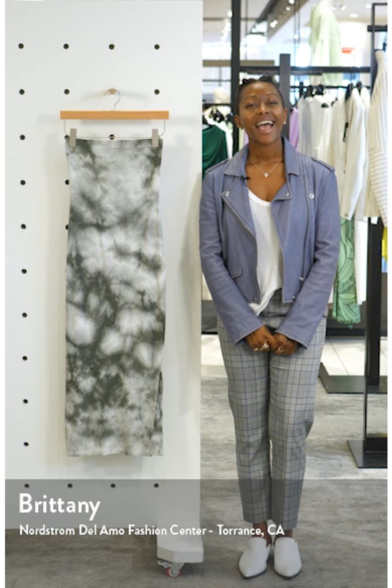 Strapless Tie Dye Bandeau Midi Dress video