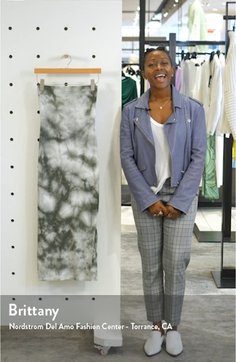 Strapless Tie Dye Bandeau Midi Dress, sales video thumbnail