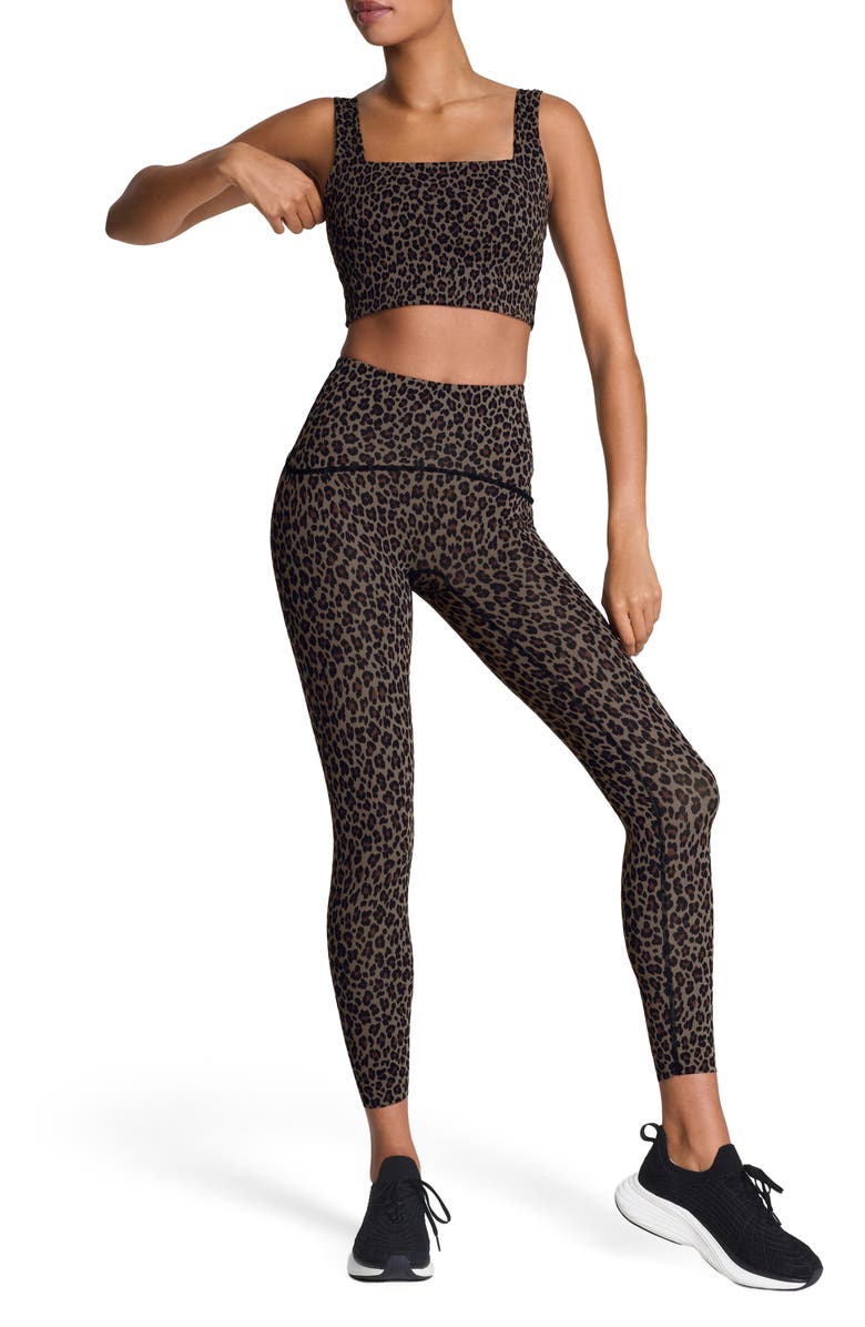 SPANX<sup>®</sup> Get Moving Leopard Print Crop Tank, Alternate, color, Multi