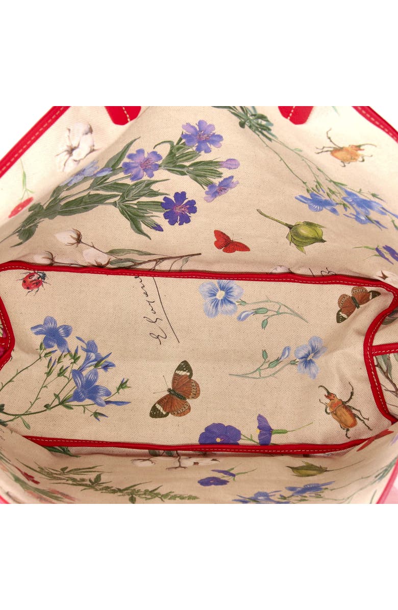 Pre-Owned Goyard Saint Louis Reversible Tote Coated Canvas and Printed Canvas PM, Alternate, color, Red