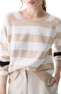 DELUC Tavira Stripe Crewneck Sweater