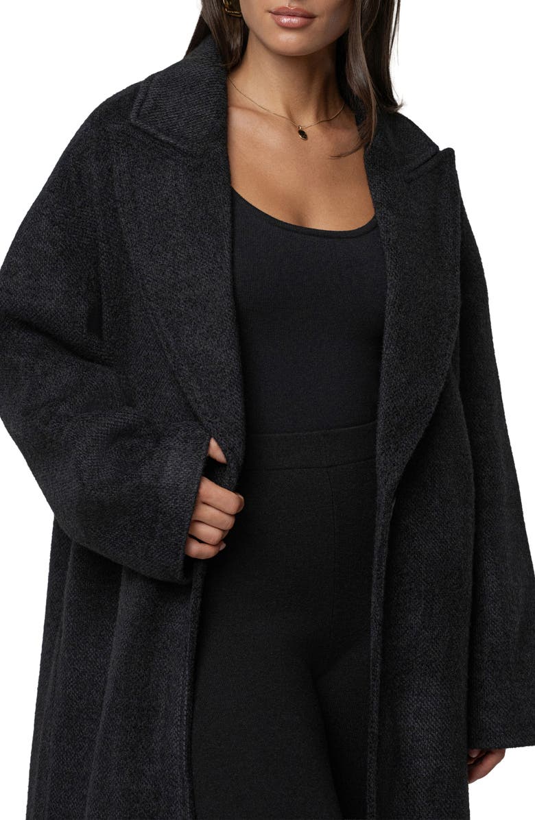 JLUXLABEL Dion Oversize Coat, Alternate, color, Black