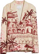Johanna Ortiz Rock The Plan One-Button Linen Jacket